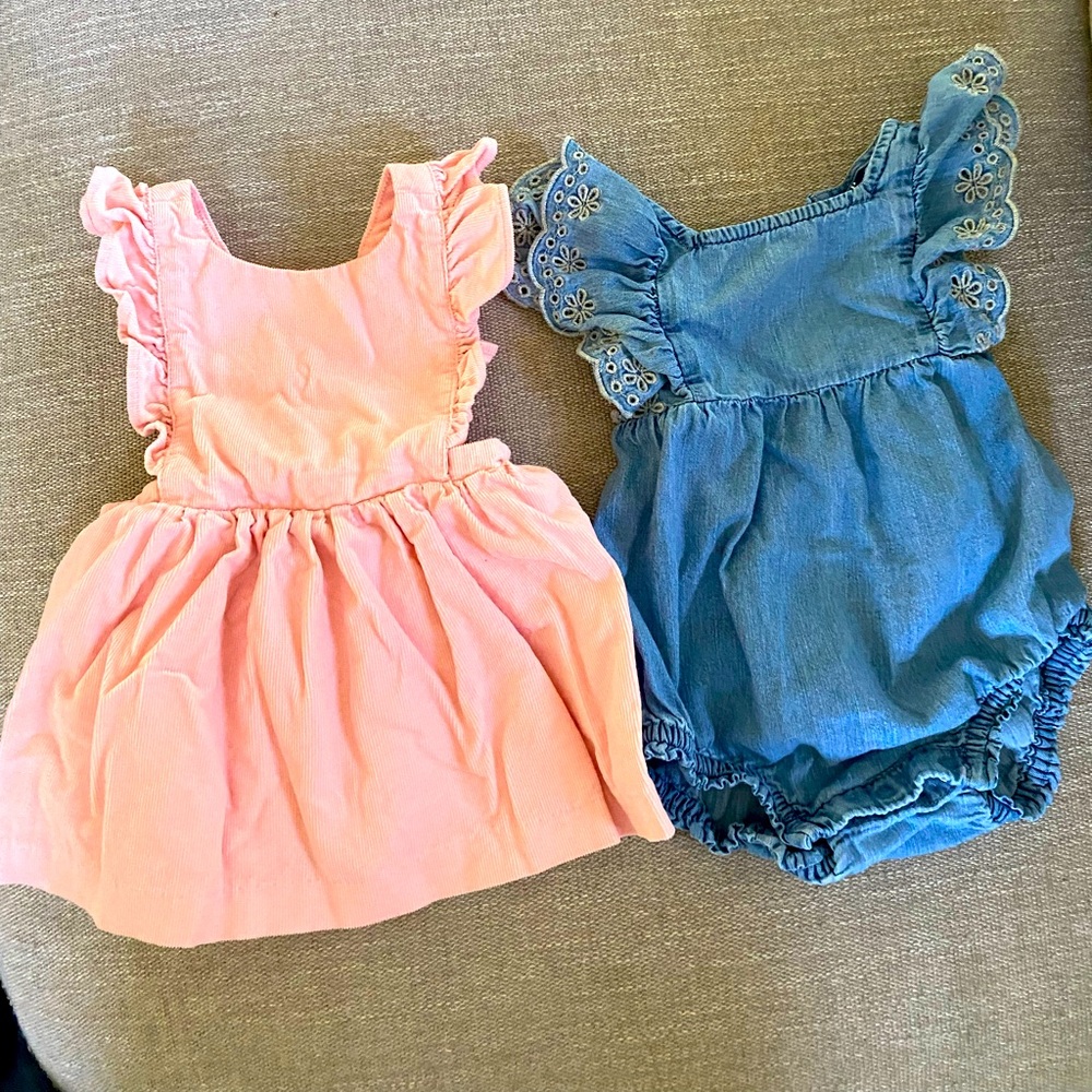 Bundle of two jumpers Janie and Jack and Baby Gap size 3-6 months